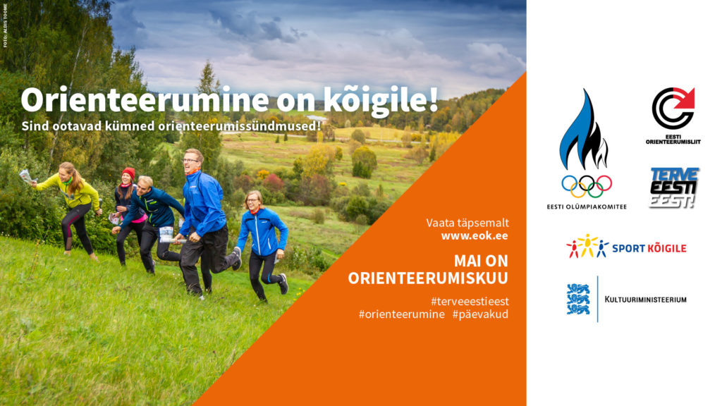 Mai on Eesti Olümpiakomitee orienteerumise teemakuu